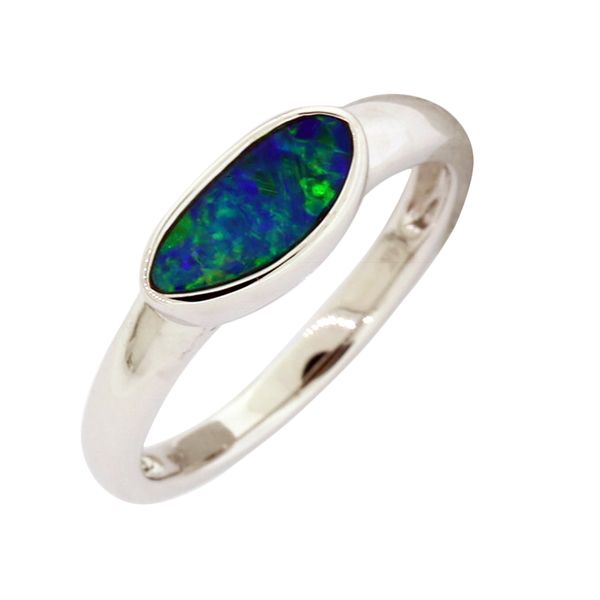 Stunning Australian opal ring. Holliday Jewelry Klamath Falls, OR