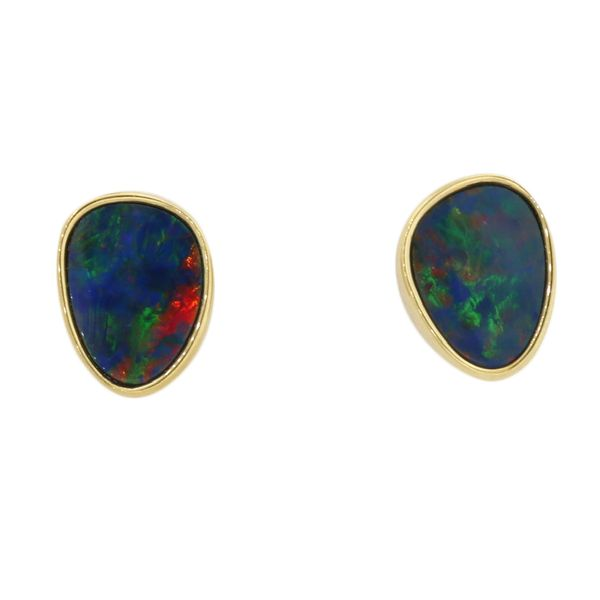 14 karat white gold opal earrings Holliday Jewelry Klamath Falls, OR