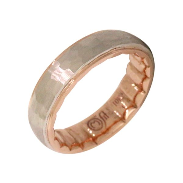 Incredible Two-Tone Hammered Finish Band Holliday Jewelry Klamath Falls, OR