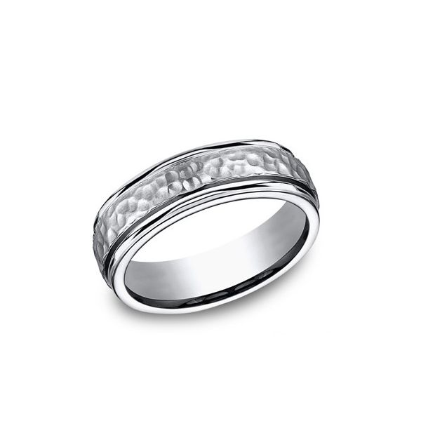 Titanium hammered finish band Holliday Jewelry Klamath Falls, OR