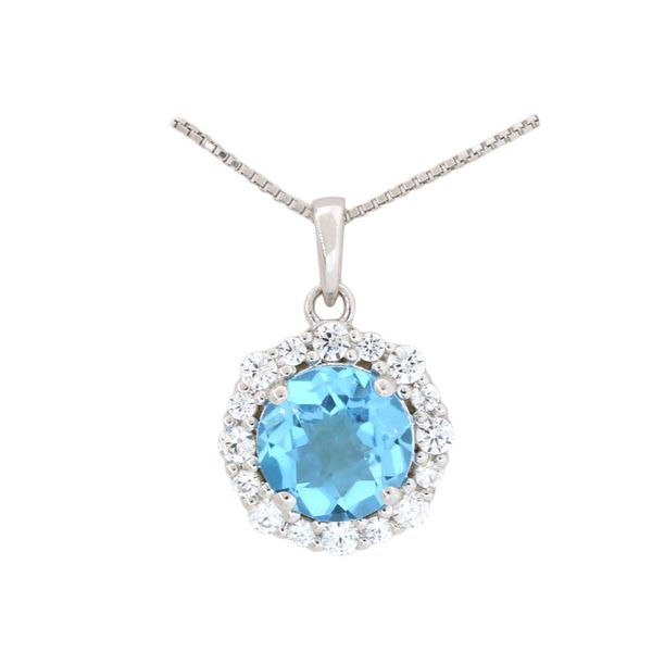 Blue Topaz Pendant Holliday Jewelry Klamath Falls, OR