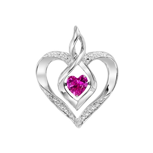 Sterling Silver Shimmering Heart Pendant Holliday Jewelry Klamath Falls, OR
