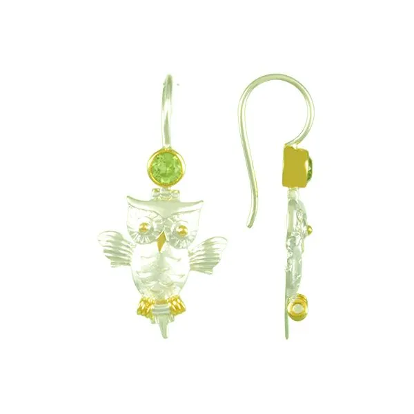 Peridot Owl Earrings Holliday Jewelry Klamath Falls, OR