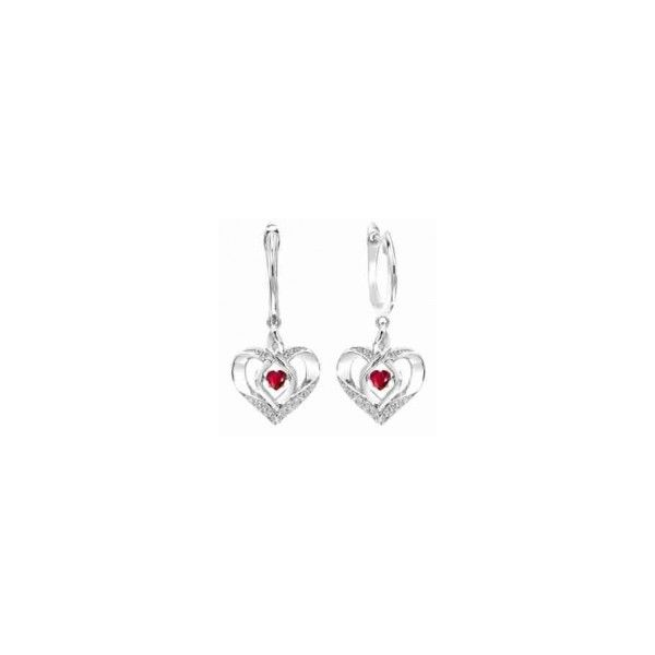 Ruby Rhythm of Love Heart Earrings Holliday Jewelry Klamath Falls, OR
