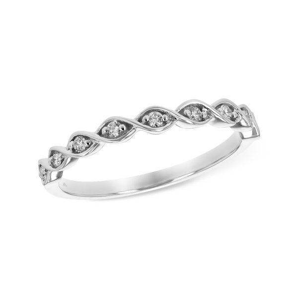 Stackable Twist Diamond Wedding Band Holtan's Jewelry Winona, MN