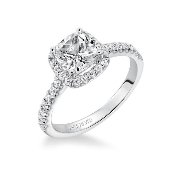 Cushion Halo Engagement Ring *SETTING ONLY* Holtan's Jewelry Winona, MN