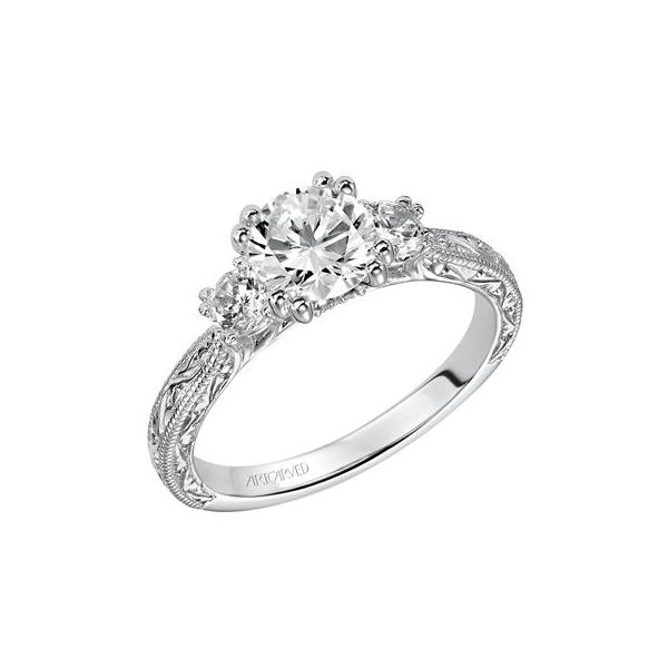 Three Stone Engagement Ring *SETTING ONLY* Holtan's Jewelry Winona, MN