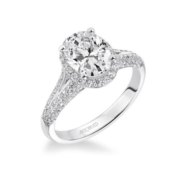 Oval Halo Engagement Ring *SETTING ONLY* Holtan's Jewelry Winona, MN