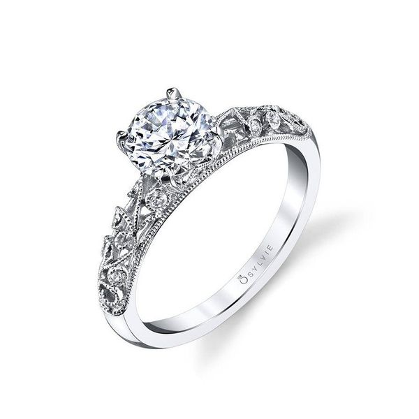 Vintage Inspired Solitaire Engagement Ring Holtan's Jewelry Winona, MN