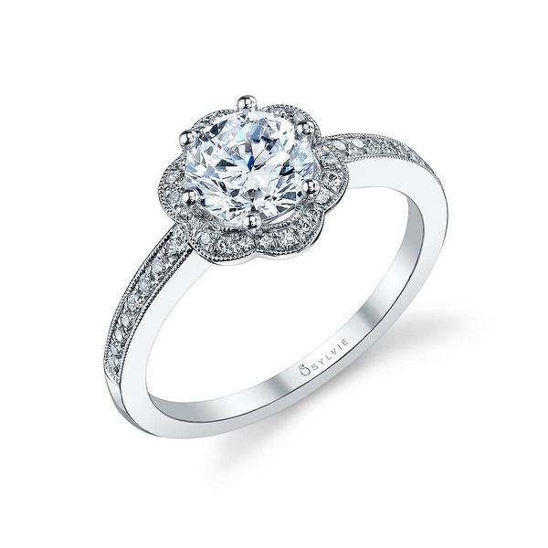 Award Winning Floral Engagement Ring *SETTING ONLY* Holtan's Jewelry Winona, MN