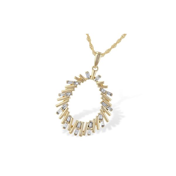 Baguette Diamond Pendant Holtan's Jewelry Winona, MN
