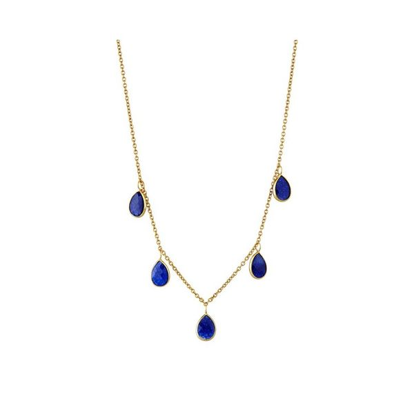 Five Drop Sapphire Necklace Holtan's Jewelry Winona, MN