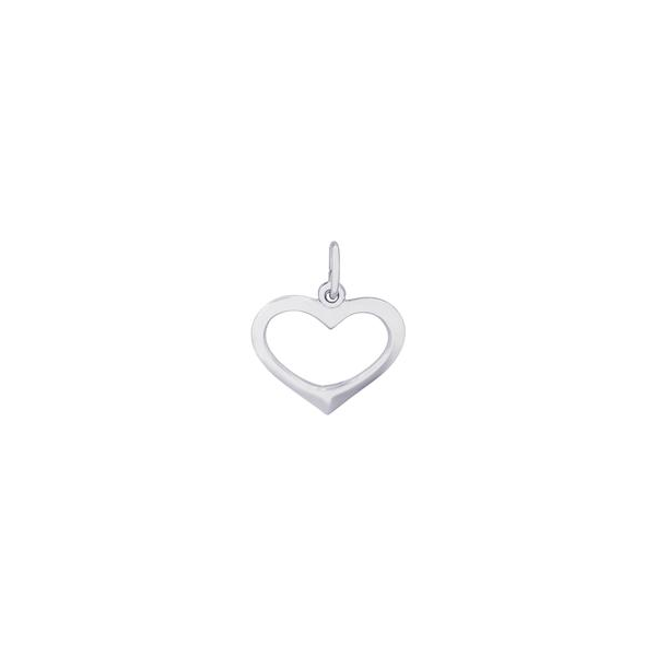 Open Heart Charm Holtan's Jewelry Winona, MN