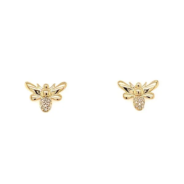 Bumble Bee Round Cut Diamond Petite Fashion Earring House of Silva Wooster, OH