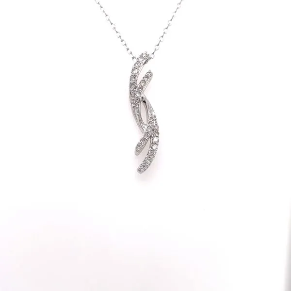 Diamond Crescent Pendant House of Silva Wooster, OH