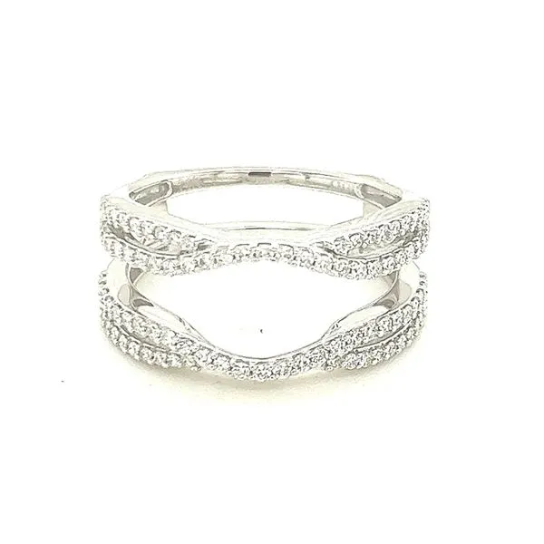 14K White Wedding Band James Martin Jewelers Dubuque, IA