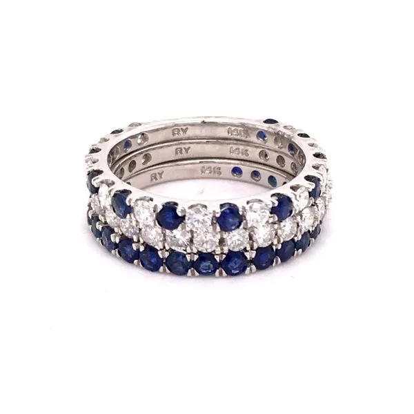 Diamond and Sapphire Ring James Martin Jewelers Dubuque, IA