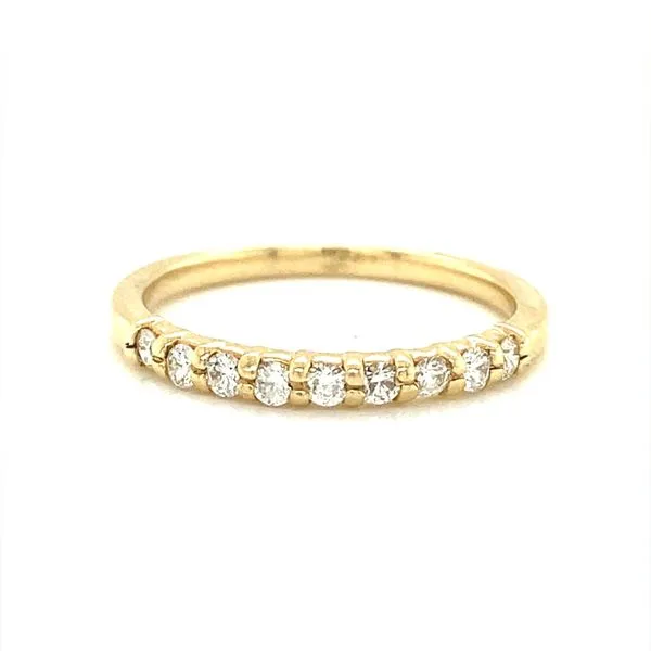 14K Yellow Gold Shared Prong Diamond Band, 0.20cttw Jaymark Jewelers Cold Spring, NY