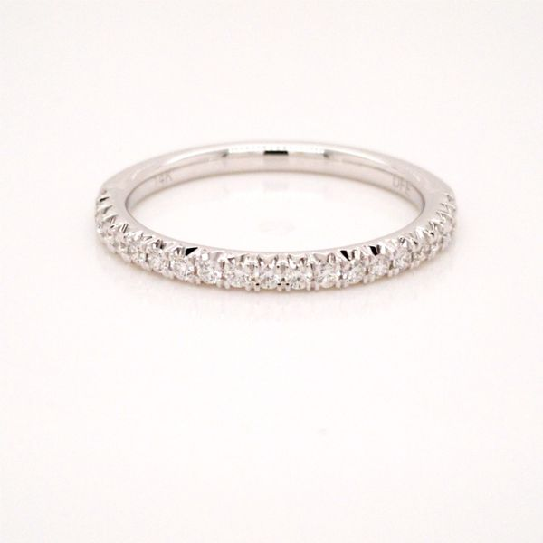 14K White Gold French Cut Diamond Band Jaymark Jewelers Cold Spring, NY