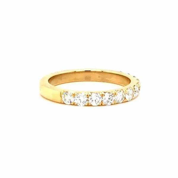 14K Yellow Gold Pave Diamond Band, .78cttw Image 2 Jaymark Jewelers Cold Spring, NY