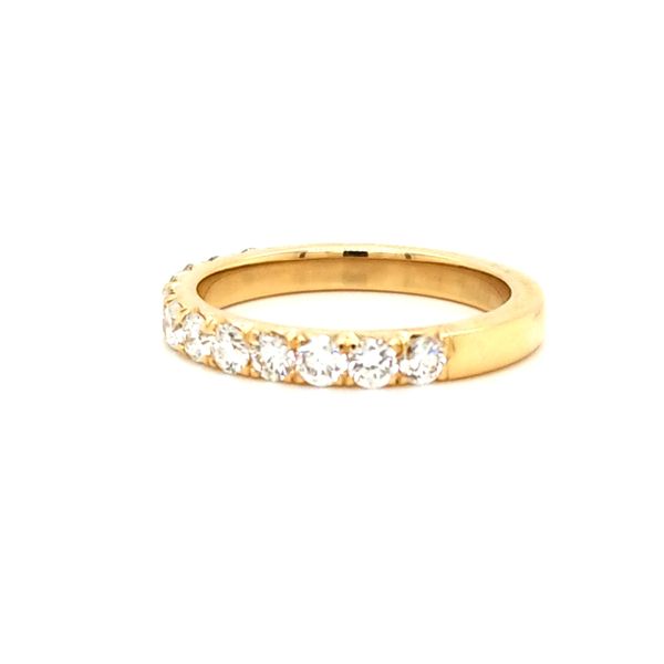 14K Yellow Gold Pave Diamond Band, .78cttw Image 3 Jaymark Jewelers Cold Spring, NY