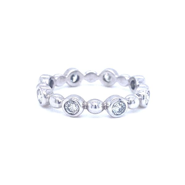 14K White Gold and Diamond Stackable Ring, .64cttw Jaymark Jewelers Cold Spring, NY