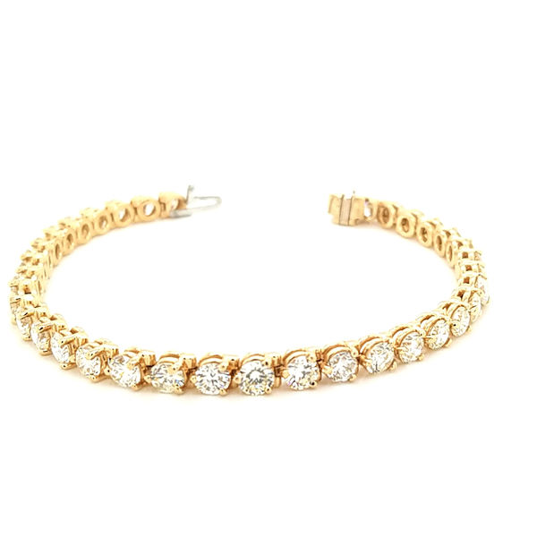 14k Yellow Gold Diamond Tennis Bracelet 10.00cttw Jaymark Jewelers Cold Spring, NY