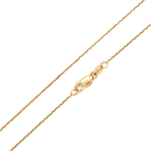 14K Rose Gold 1.1mm Cable Chain, 16