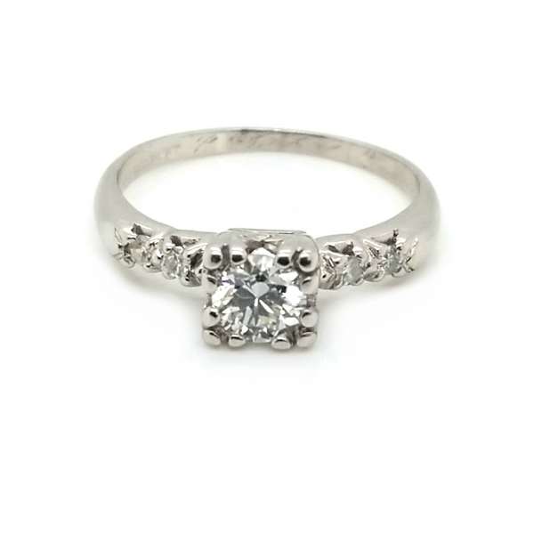 Platinum .58cttw Diamond Engagement Ring Jaymark Jewelers Cold Spring, NY