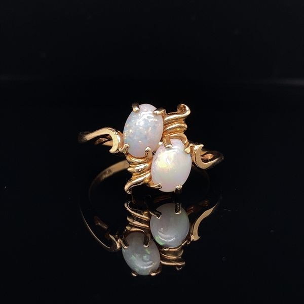 14K Yellow Gold Opal Ring Jaymark Jewelers Cold Spring, NY