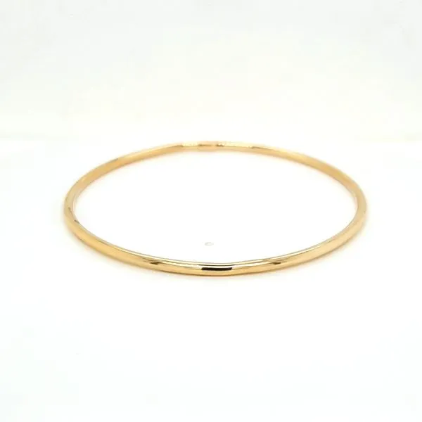 14K Yellow Gold Hollow Bangle Bracelet Image 2 Jaymark Jewelers Cold Spring, NY