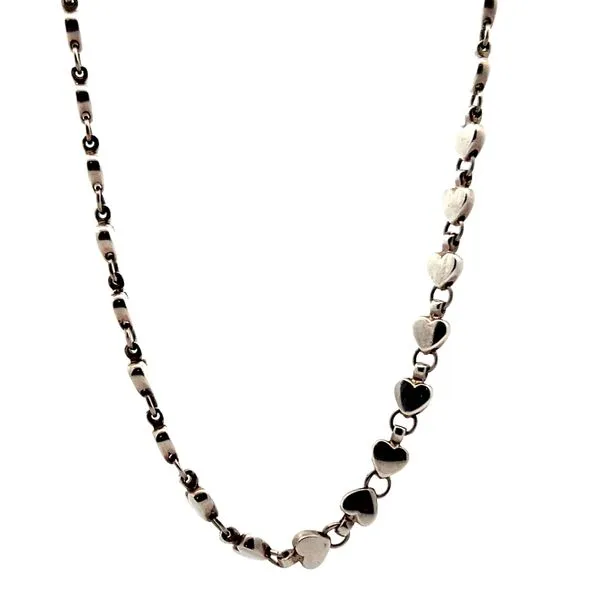 Sterling Silver Tiffany and Co. Heart Necklace Jaymark Jewelers Cold Spring, NY