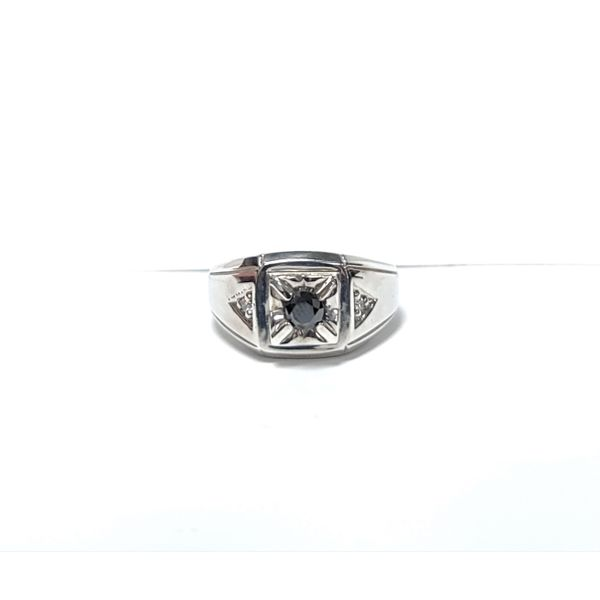 Sterling Silver Black Diamond Fashion Ring J. Howard Jewelers Bedford, IN