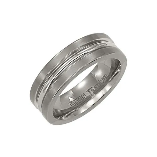 Titanium Comfort Fit Wedding Band J. Howard Jewelers Bedford, IN