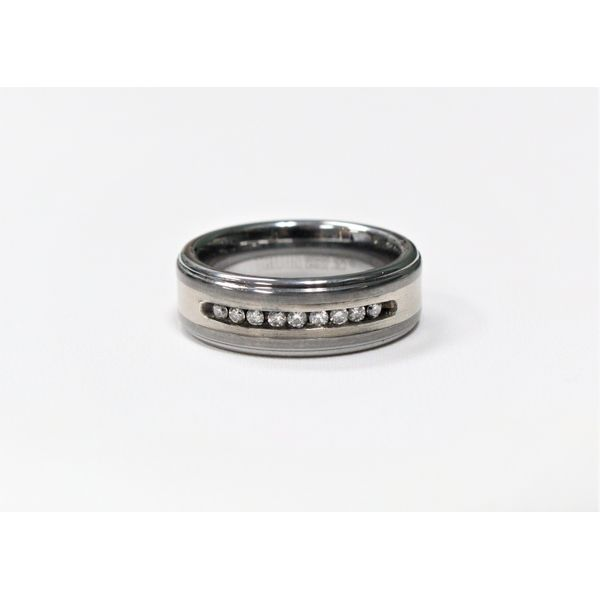 Tungsten Diamond Wedding Band J. Howard Jewelers Bedford, IN