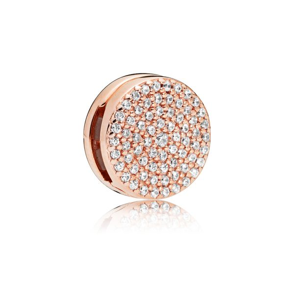 Pandora Reflexions Round Pave Clip Charm J. Howard Jewelers Bedford, IN