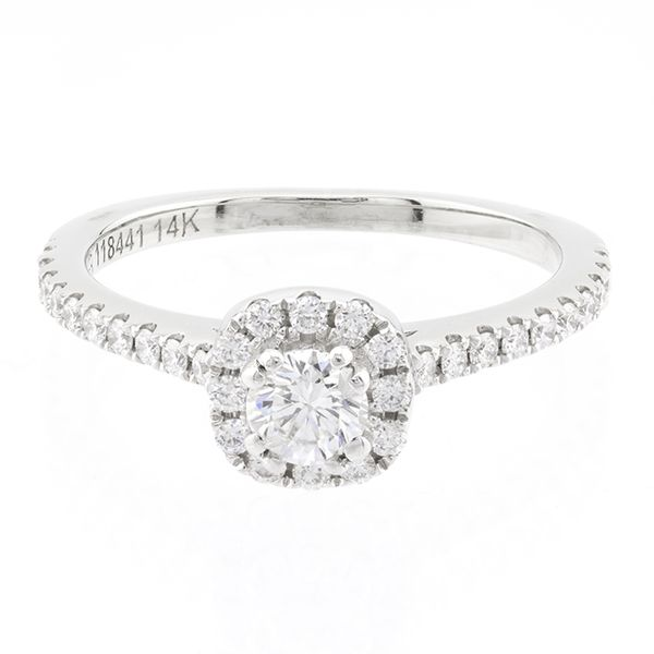 Halo Style Diamond Engagement Ring John Anthony Jewellers Ltd. Kitchener, ON