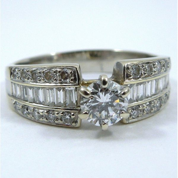 Round Cut Diamond Engagement Ring Joint Venture Jewelry Cary, NC