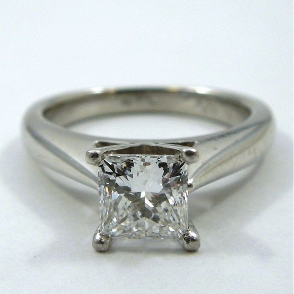 Princess Cut Solitaire Diamond Engagement Ring Joint Venture Jewelry Cary, NC