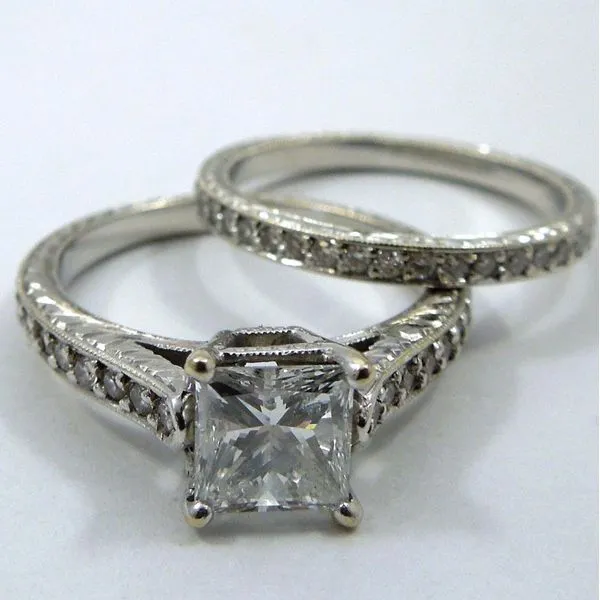 Princess Cut Diamond Engagement Ring Joint Venture Jewelry Cary, NC