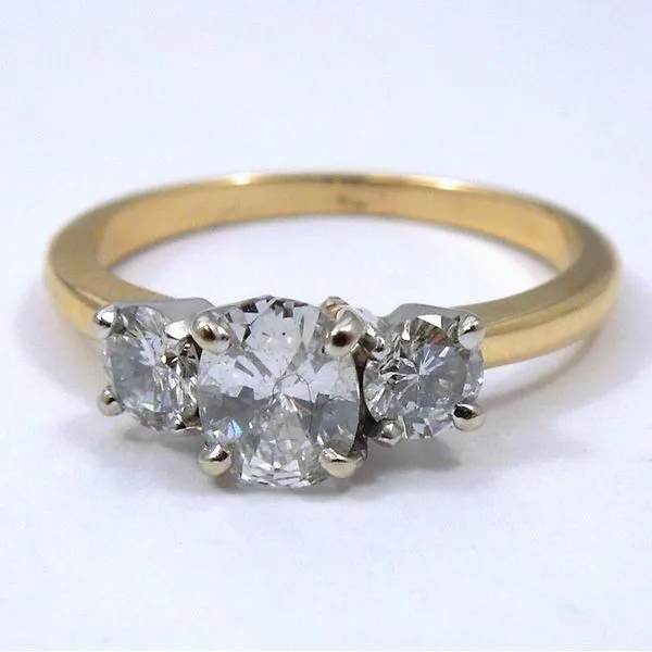 Three Stone Engagement Ring Joint Venture Jewelry Cary, NC