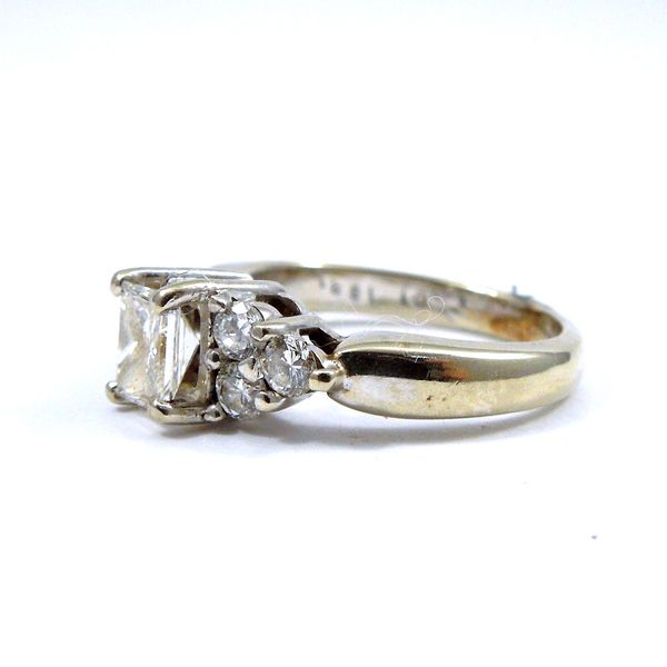 Princess Cut Diamond Engagement Ring Image 2 Joint Venture Jewelry Cary, NC