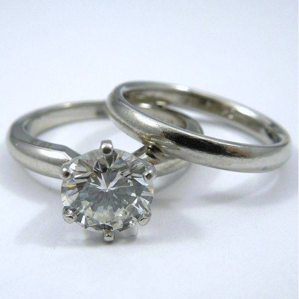 Platinum Solitaire Engagement Ring Joint Venture Jewelry Cary, NC