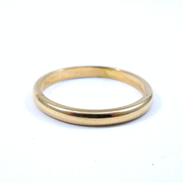 Yellow Gold Solitaire Engagement Set Image 4 Joint Venture Jewelry Cary, NC