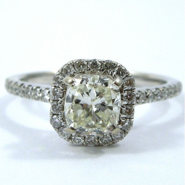 Cushion Cut Diamond Engagement Ring Joint Venture Jewelry Cary, NC