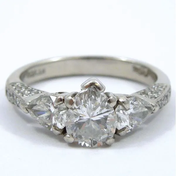 Pear Cut Diamond Engagement Ring Joint Venture Jewelry Cary, NC