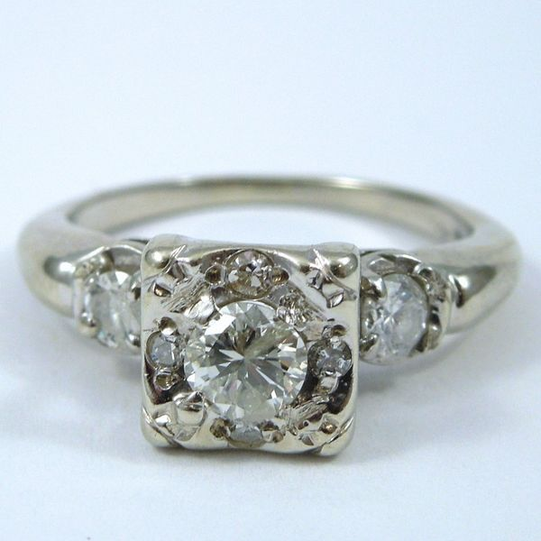 Transition Cut Diamond Engagement Ring Joint Venture Jewelry Cary, NC
