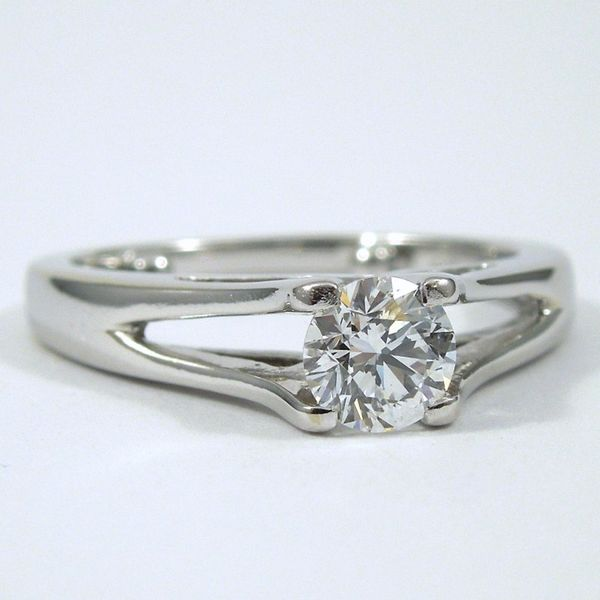 Diamond Solitaire Engagement Ring Joint Venture Jewelry Cary, NC