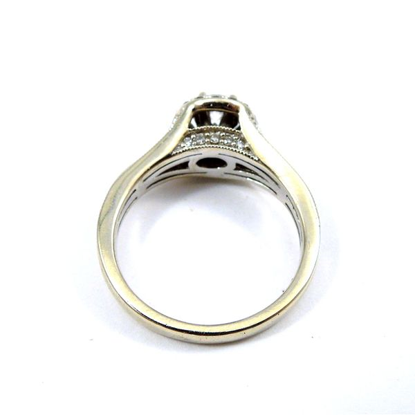 Halo Diamond Engagement Ring Image 3 Joint Venture Jewelry Cary, NC