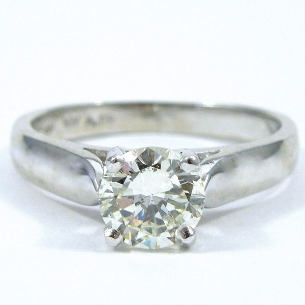 Round Cut Diamond Solitaire Engagement Ring Joint Venture Jewelry Cary, NC